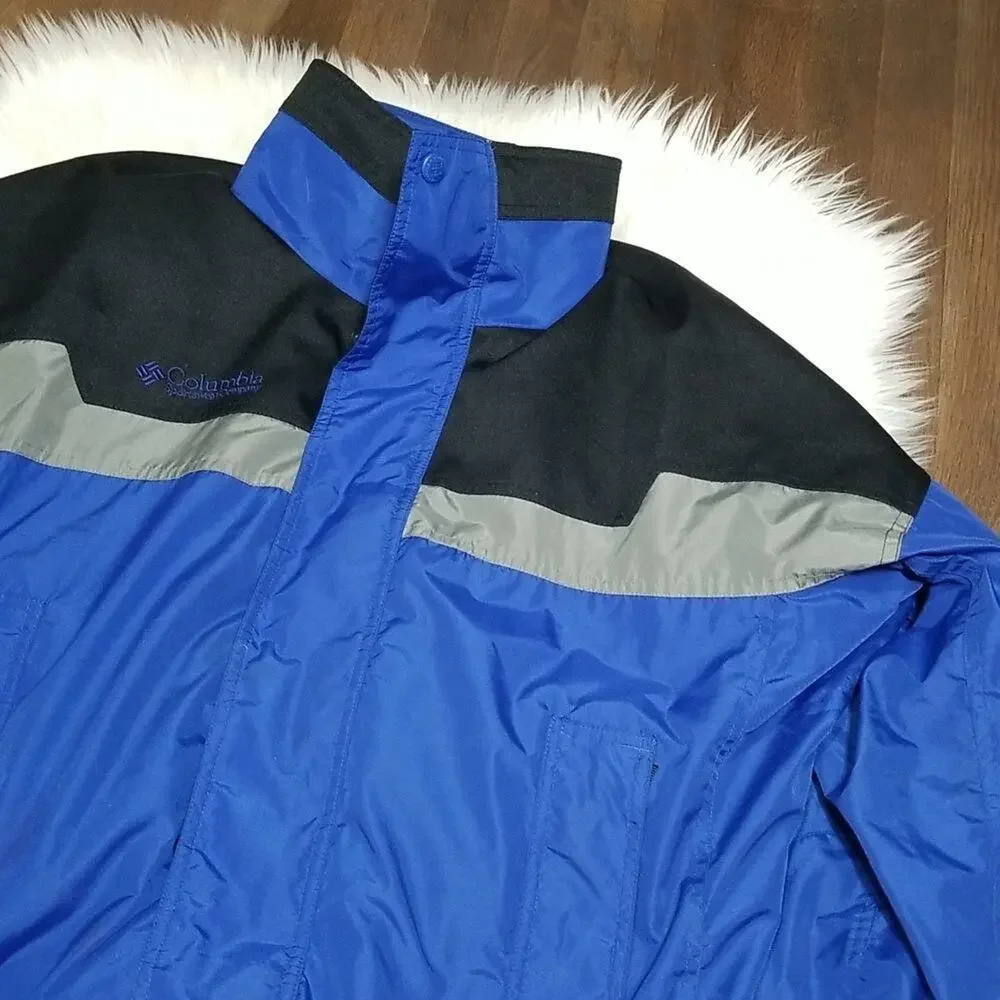 Vintage Columbia Bugaboo Men's Ski Jacket Small Colorblock 3-in-1 Interchange